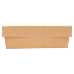 PETITES BOÎTES+COUVERCLES AVEC FÊNETRE THEPACK 750 ML 14x14x5 CM NATUREL CARTON NANO-MICRO + PP + OPP (250 UNITÉ)